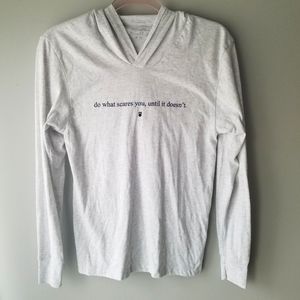 Belle & Bell Do What Scares You Hoodie Size XS